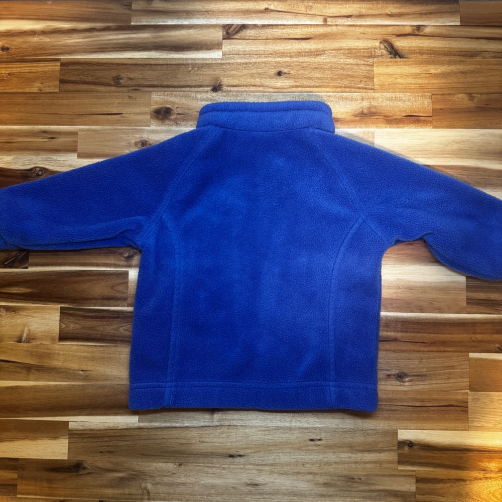 Columbia Baby 6-12 Mo Blue Full Zip Fleece Jacket - Picture 6 of 8